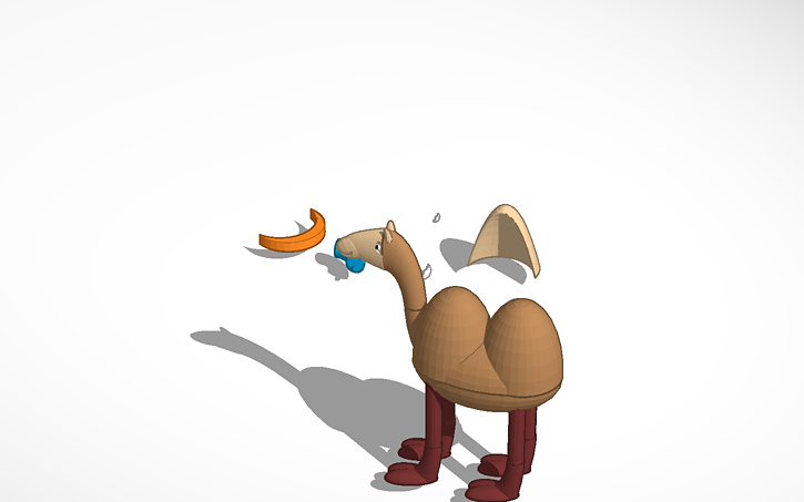 3D design class 10 camel - Tinkercad