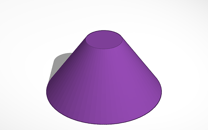 3D design Cone - Tinkercad