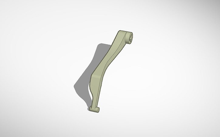 3D design Vector Left Arm - Tinkercad