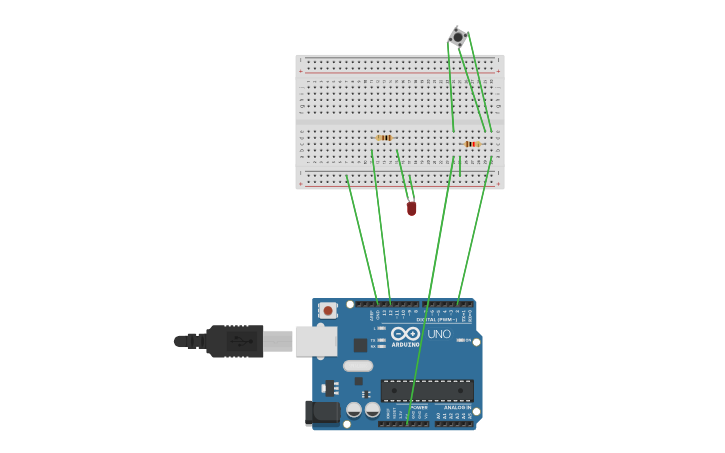 Circuit design Lecture 5 - LED simple watchdog - Tinkercad