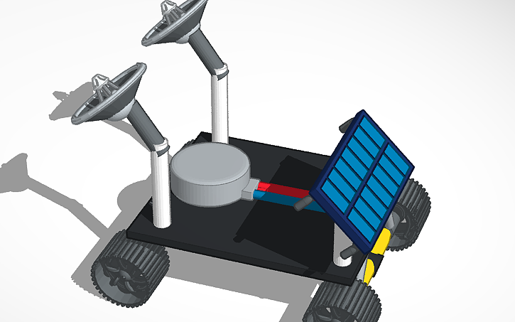 3D design Space rover - Tinkercad