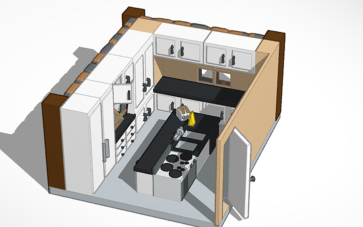 3D design Kitchen - Tinkercad