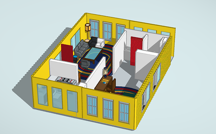 3D design Copy of Interior Design Challenge - Tinkercad
