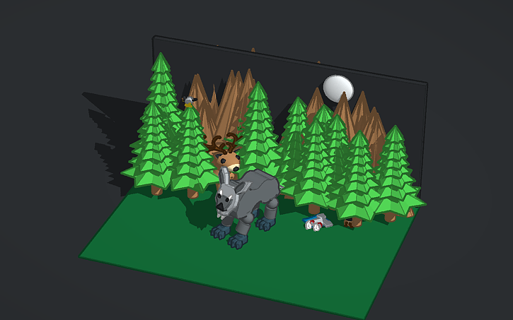 3d Design 9 Oct Werewolf Tinkercad