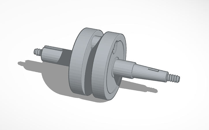 3D design crank - Tinkercad