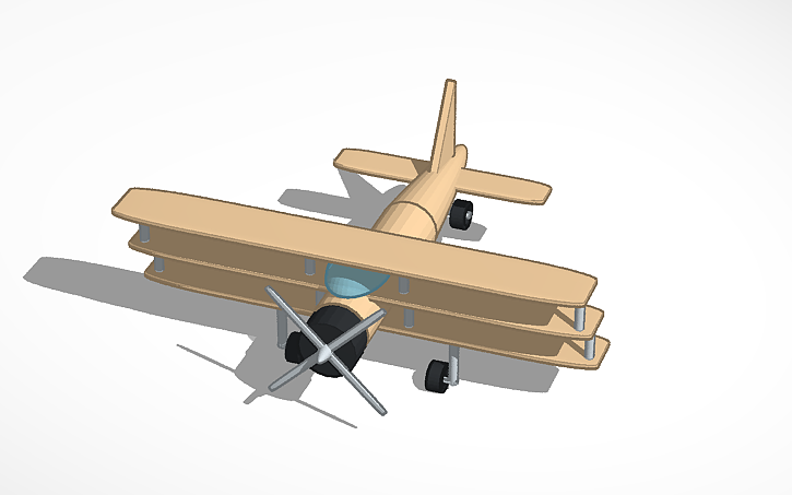 3D design Triplane - Tinkercad