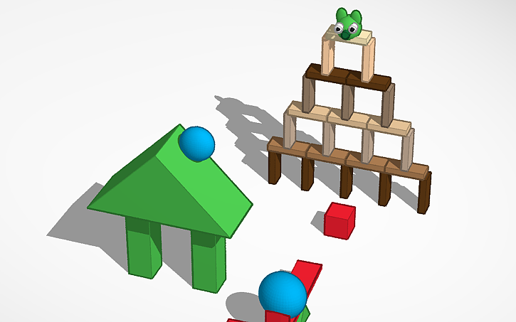 3D design Copy of Demolition Challenge - blocks - Tinkercad