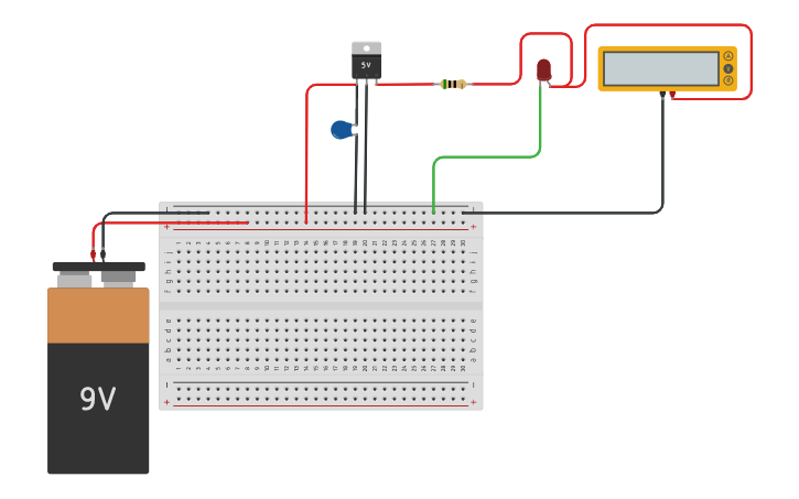 Circuit design Mobile Charger - Tinkercad