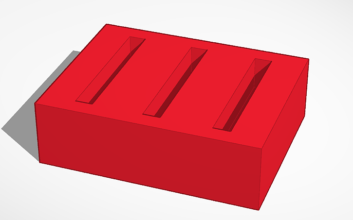 3D design Plectrum halterung - Tinkercad