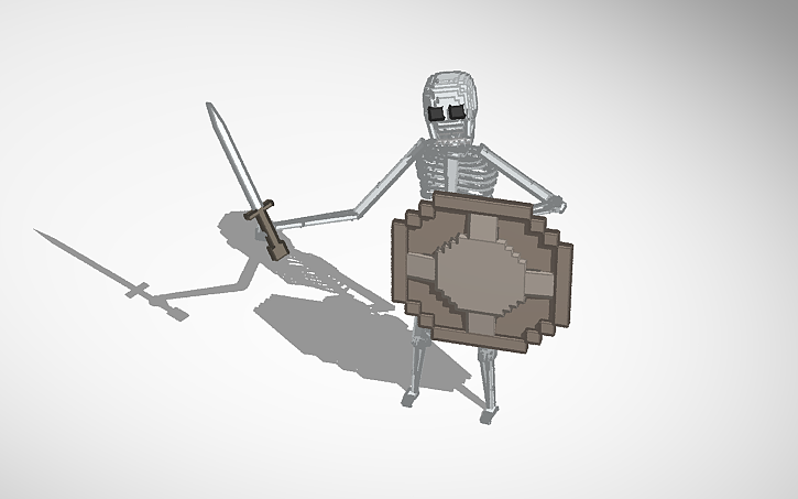 3D design Scheletro di Rah (Rah Skeleton) - Tinkercad
