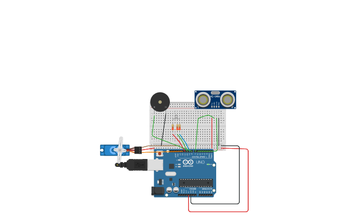Circuit design Sensors Challenge - Tinkercad