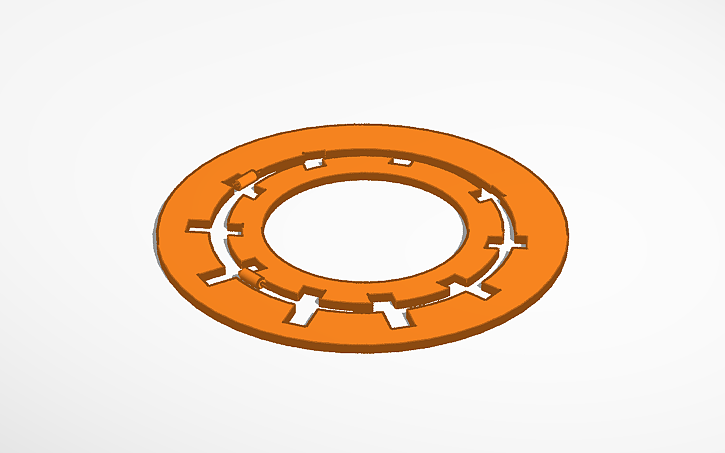 3D design flying disc - Tinkercad