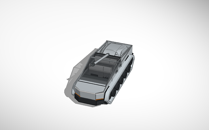 3D design Tesla cybertank - Tinkercad