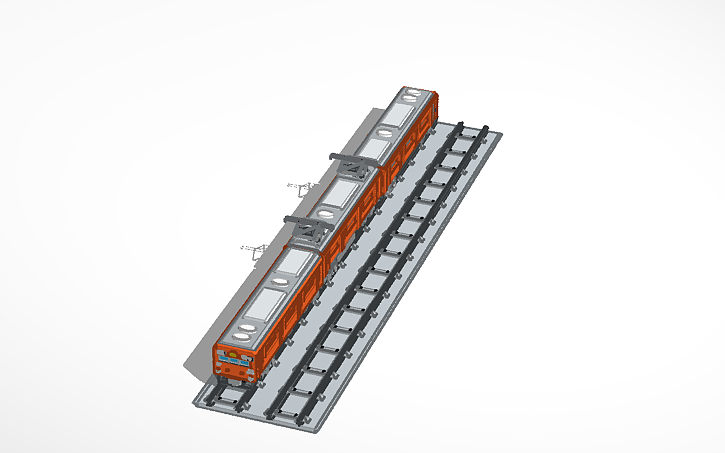 Loop Line Cad File 3D design Osaka loop line 201 series - Tinkercad
