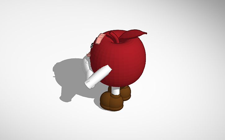 3D design Rizz apple - Tinkercad
