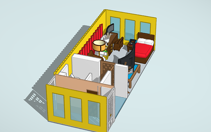 3D design Copy of Interior Design Challenge - Tinkercad