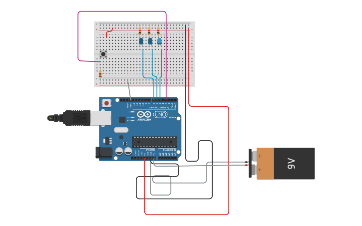 Circuit design (Final Examination) Clap Switch LED Controller - Tinkercad