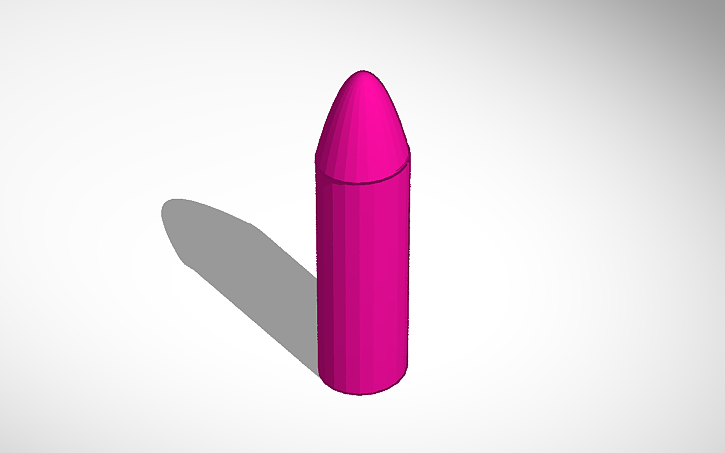 3D design stylo - Tinkercad