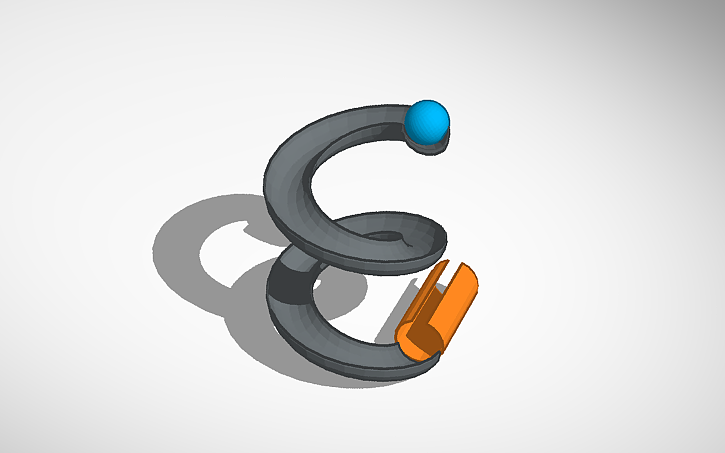 3D design Marble Run - Tinkercad