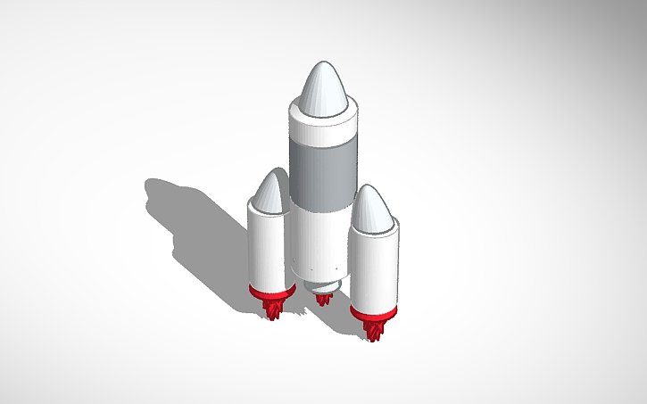 3D design Rocket - Tinkercad