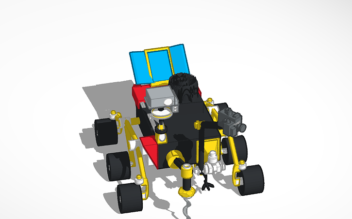 Simple Rover Tinkercad 3D design Rover - Tinkercad