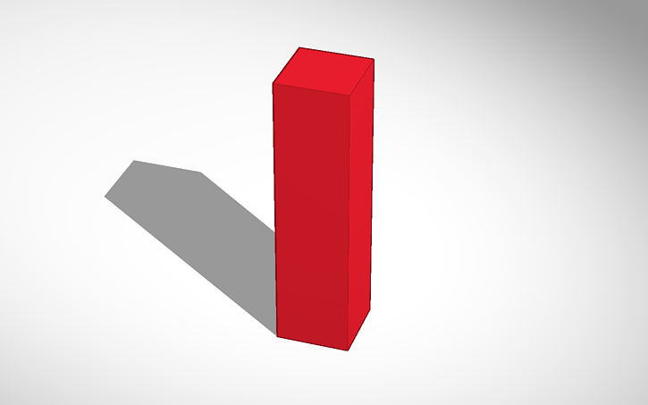 Rectangular 3d Card 3D design Rectangle - Tinkercad