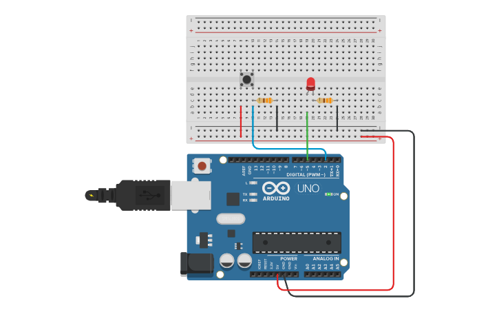 Circuit design 21b_External Interrupts - Tinkercad