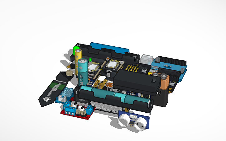 3D design CPUs & Power Sources - Tinkercad
