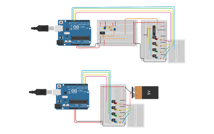 Python Tinker Stepper Circuit design Stepper - Tinkercad