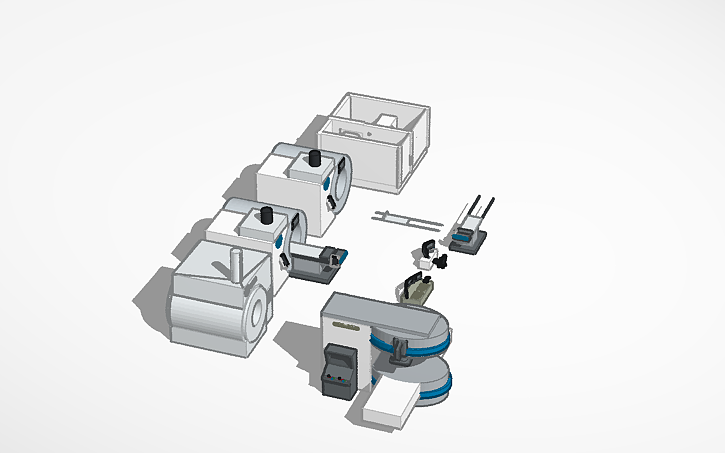 3D design MRI machine 3D models resource - Tinkercad