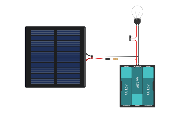 Circuit design Terrys Solar Panel - Tinkercad