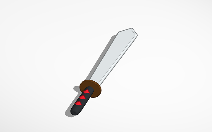 3D design Sword for Roblox - Tinkercad