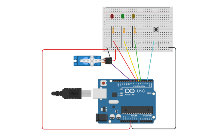Circuit design ASCII String Com - Tinkercad