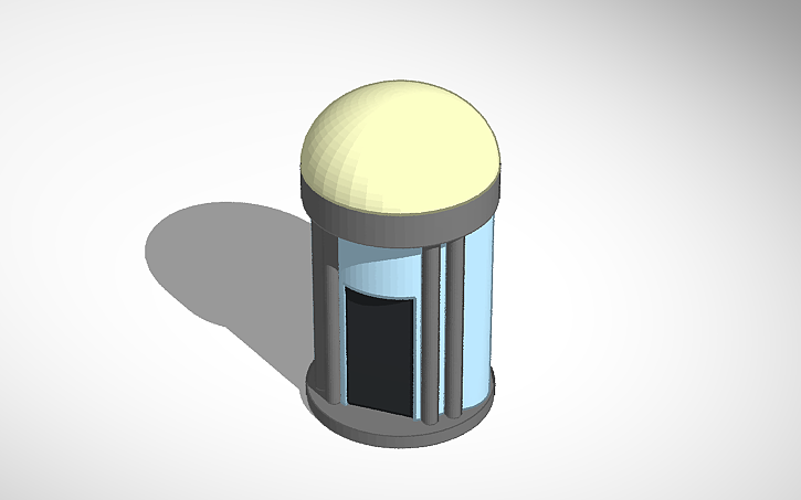 3D design Time Machine - Tinkercad