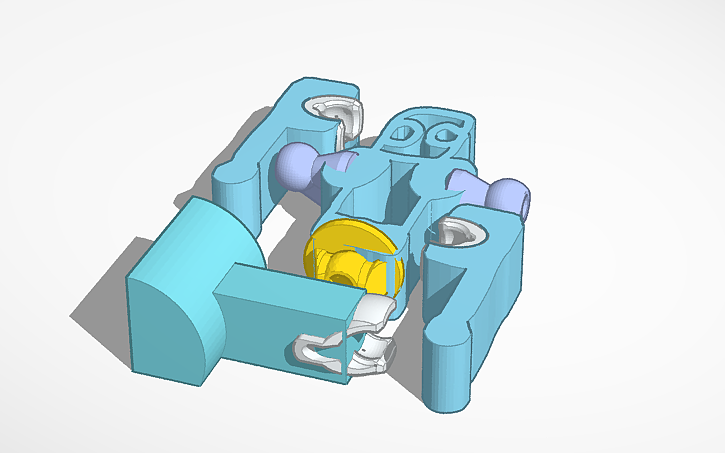 3D design Moving bot - Tinkercad