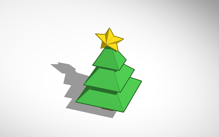 3D design Christmas Tree - Tinkercad