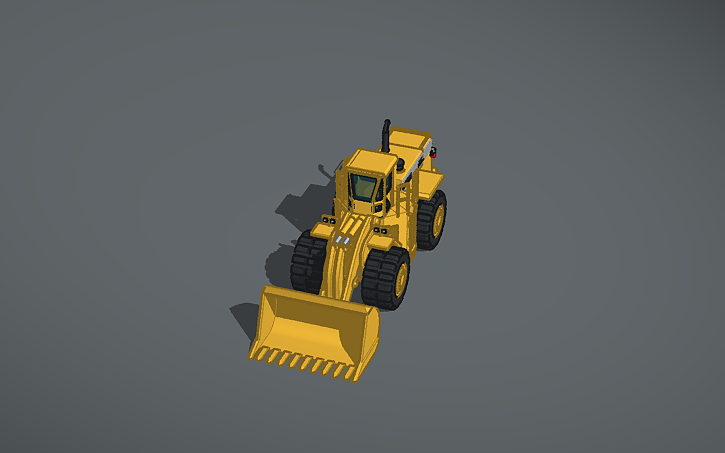 3D design Caterpillar 988F Loader - Tinkercad