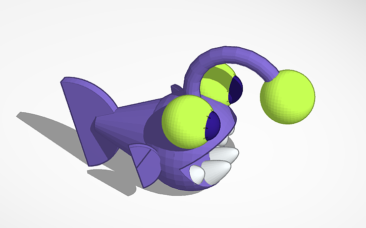 3D design fish - Tinkercad