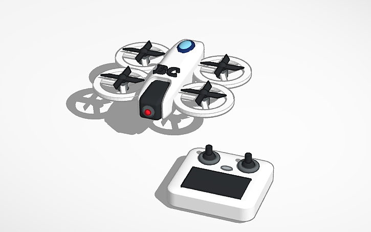 3D design drone - Tinkercad