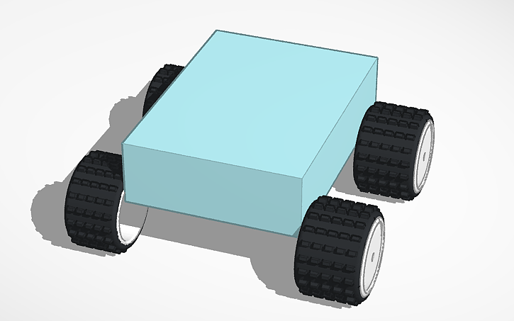 Simple Rover Tinkercad 3D design rover - Tinkercad