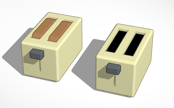 3D design Toaster - Tinkercad