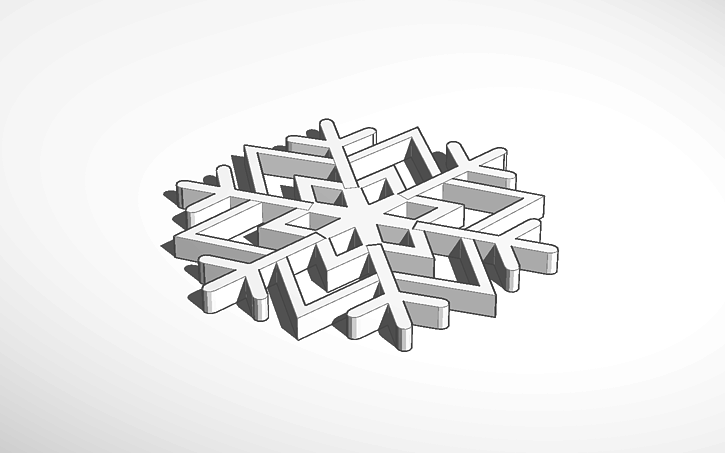3D design Snow - Tinkercad