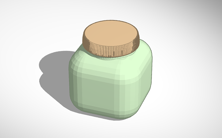 3D design Huge pot with lid - Tinkercad