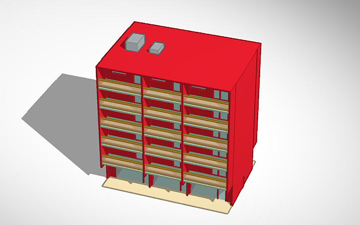 3D design Building - Tinkercad