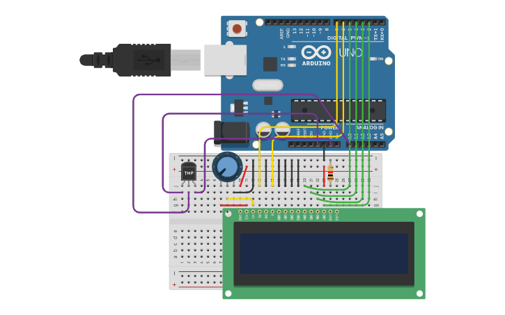 Circuit design TPST - Tinkercad