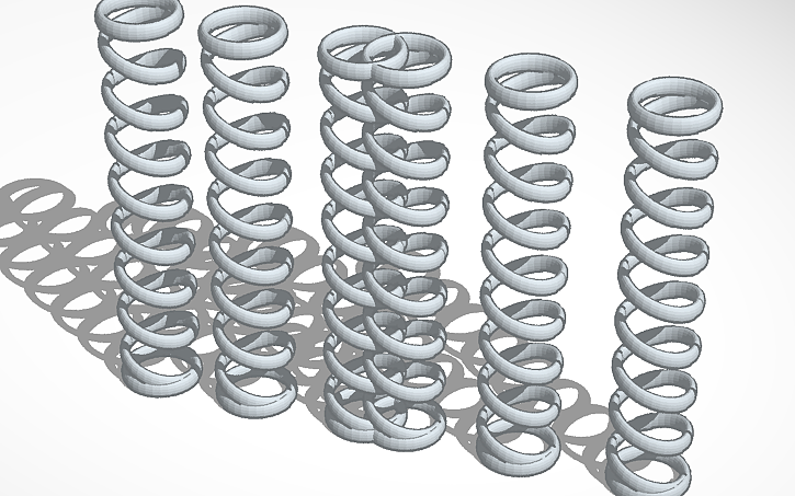 3D design Springs that Work - Tinkercad