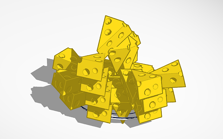 3D design Copy of You get CHEESE - Tinkercad