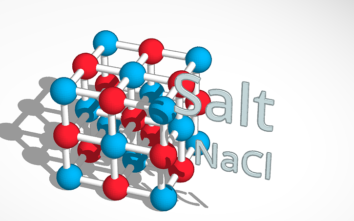 3D design Salt Crystal - Tinkercad