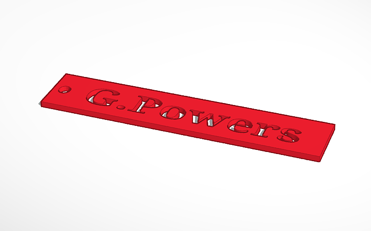 3D design Naf Keychain - Tinkercad