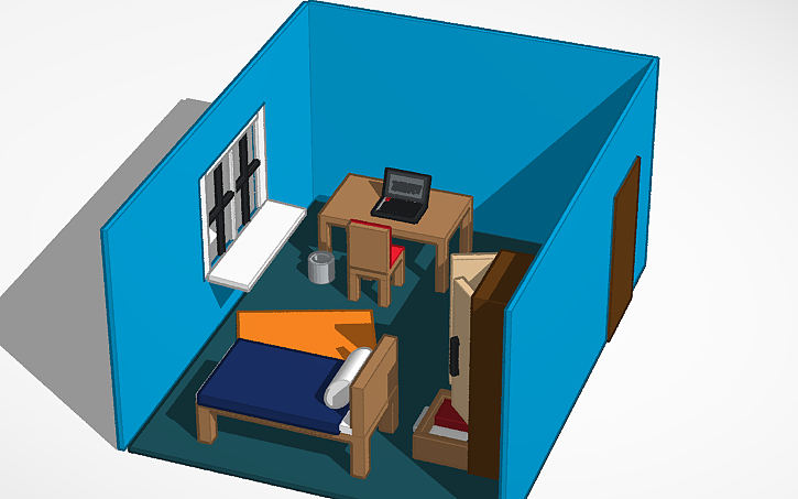 3D design My room in home - Tinkercad